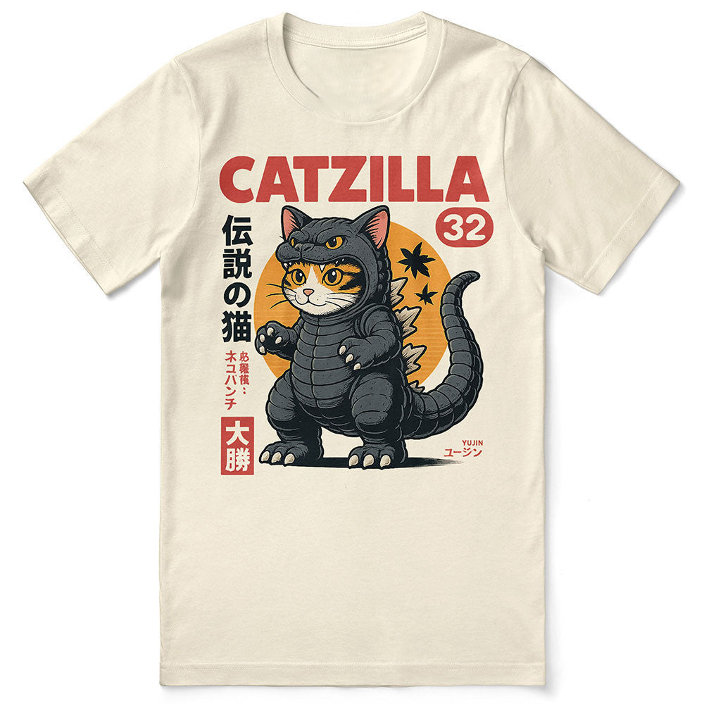 Catzilla Monster Cat T Shirt
